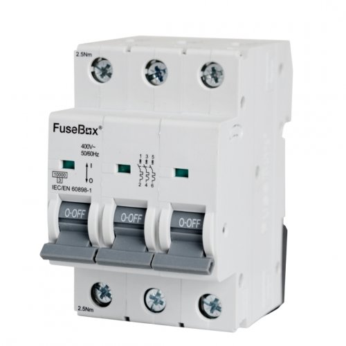 FuseBox MT10B253 MCB 3 pole 10kA, 25A, B curve