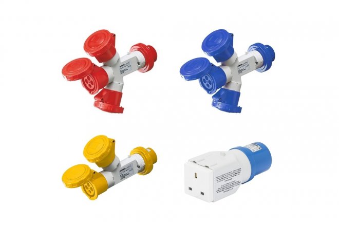 GEWiSS IEC 309 MA range multiple sockets & adaptors